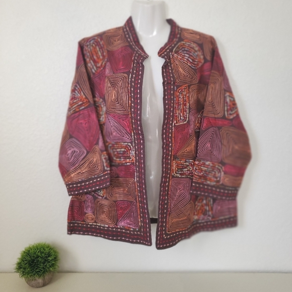 LIFE STYLE Unique Brown Jacket